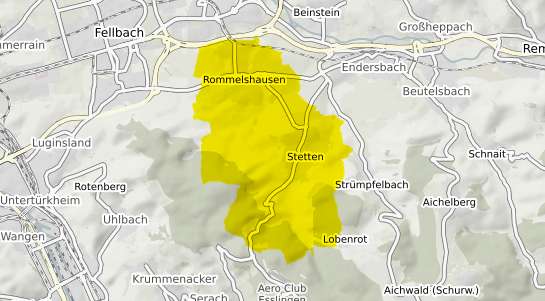 Immobilienpreisekarte Kernen im Remstal